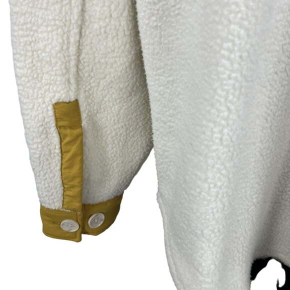 WESC NWT Sweden Sherpa Cargo Shacket Unisex Men XL Women XXL Color Block Jacket - Picture 9 of 16